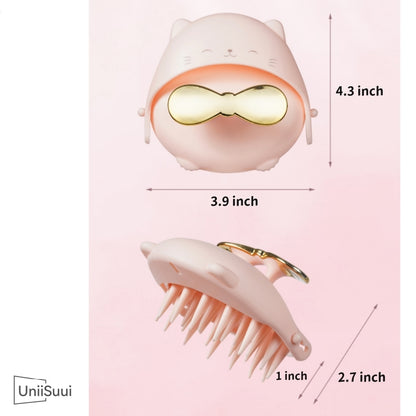 UniiSuui 2-in-1 Silicone Scalp Scrubber with Nails Protector